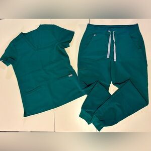 Figs Teal Women's Jogger Set